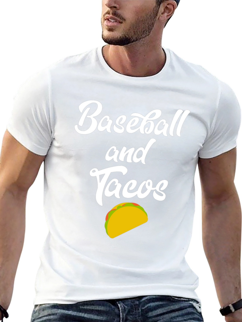 Baseball and Tacos Graphic T-Shirt