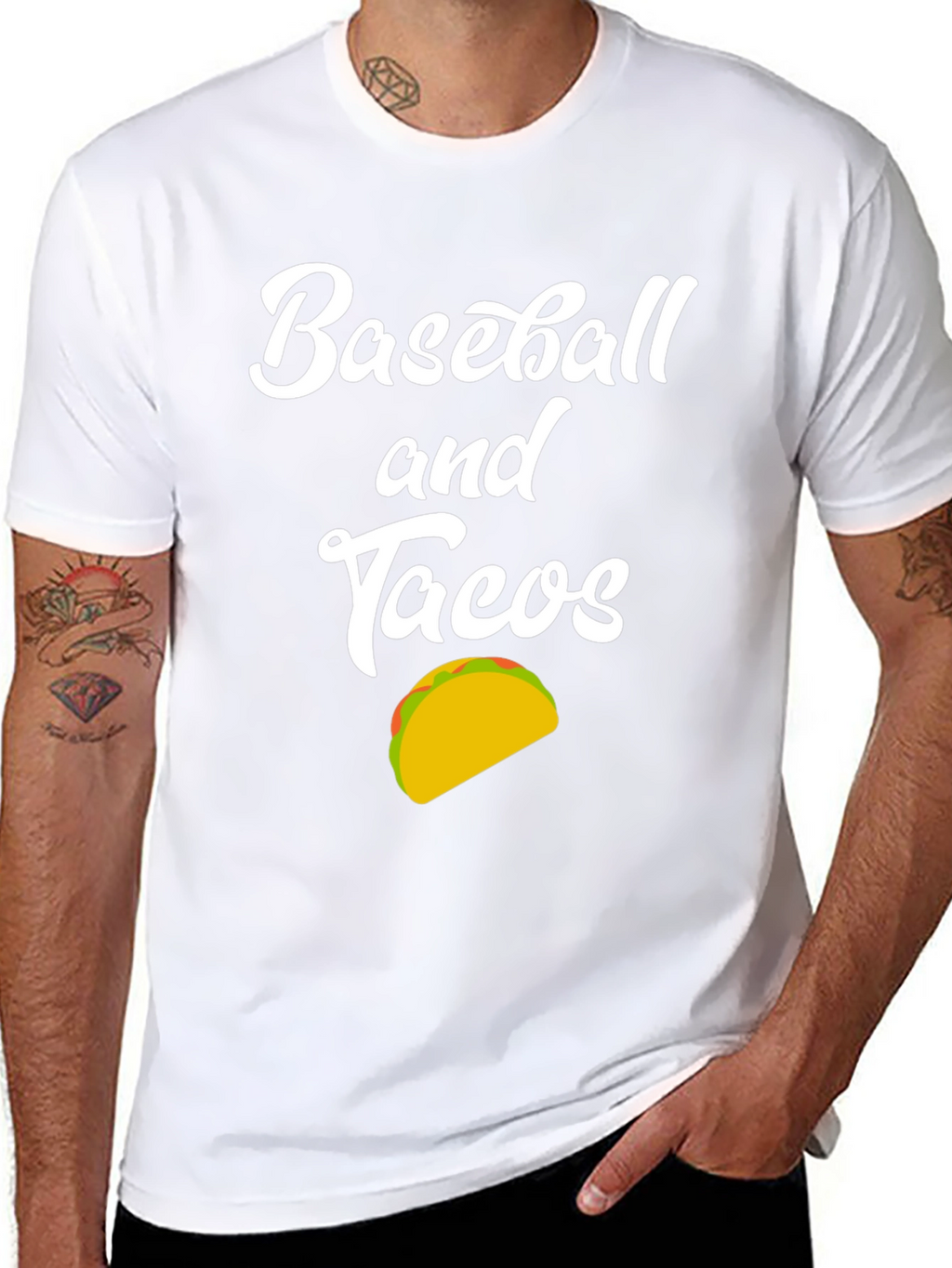 Baseball and Tacos Graphic T-Shirt