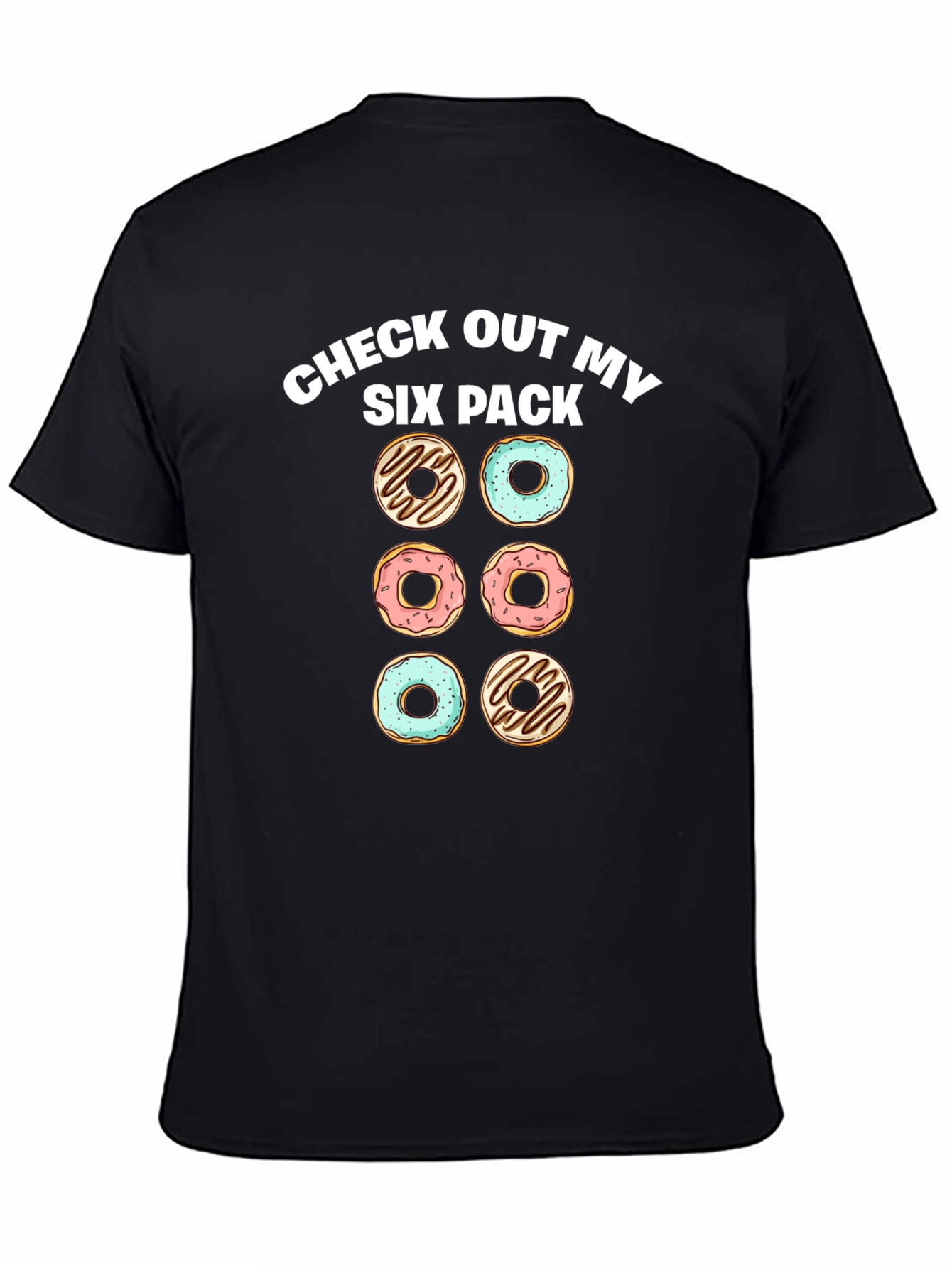 Six Pack Donuts Mens Graphic Tee