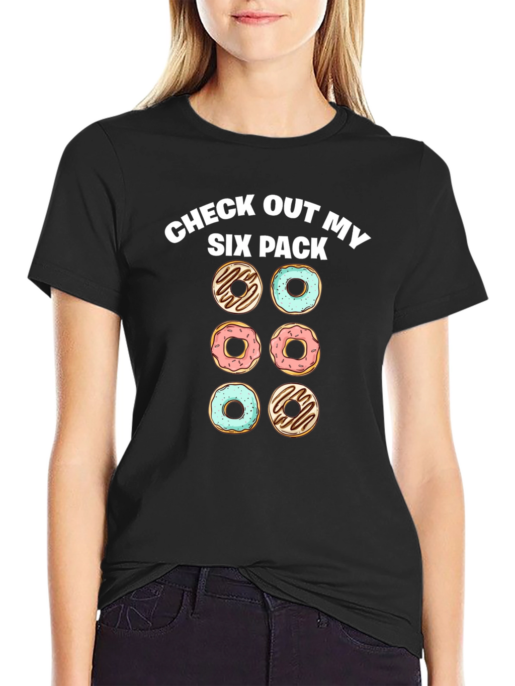 Six Pack Donuts Mens Graphic Tee