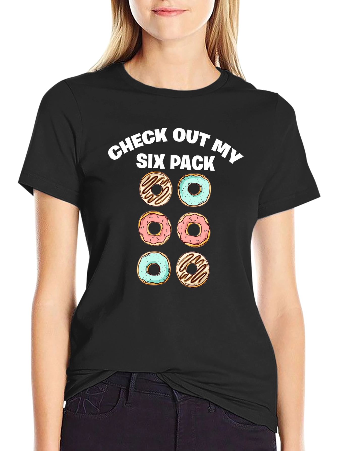 Six Pack Donuts Mens Graphic Tee
