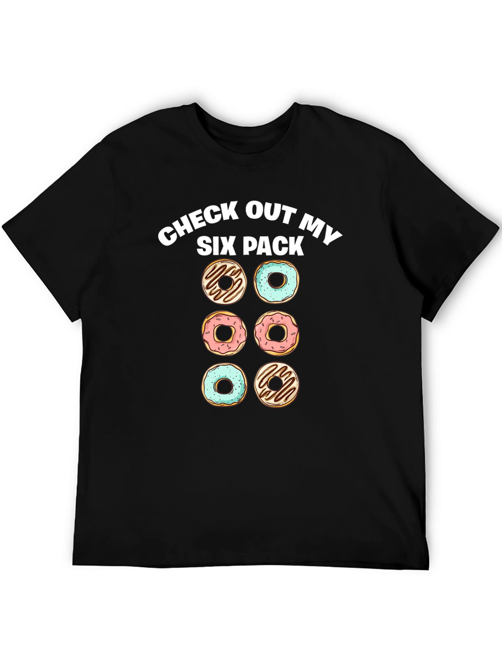 Six Pack Donuts Mens Graphic Tee