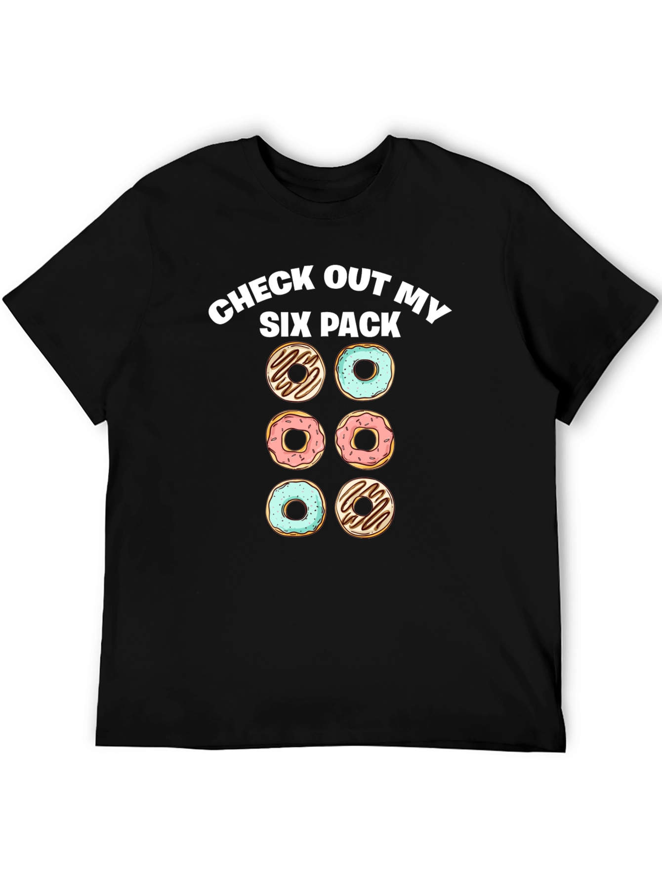 Six Pack Donuts Mens Graphic Tee