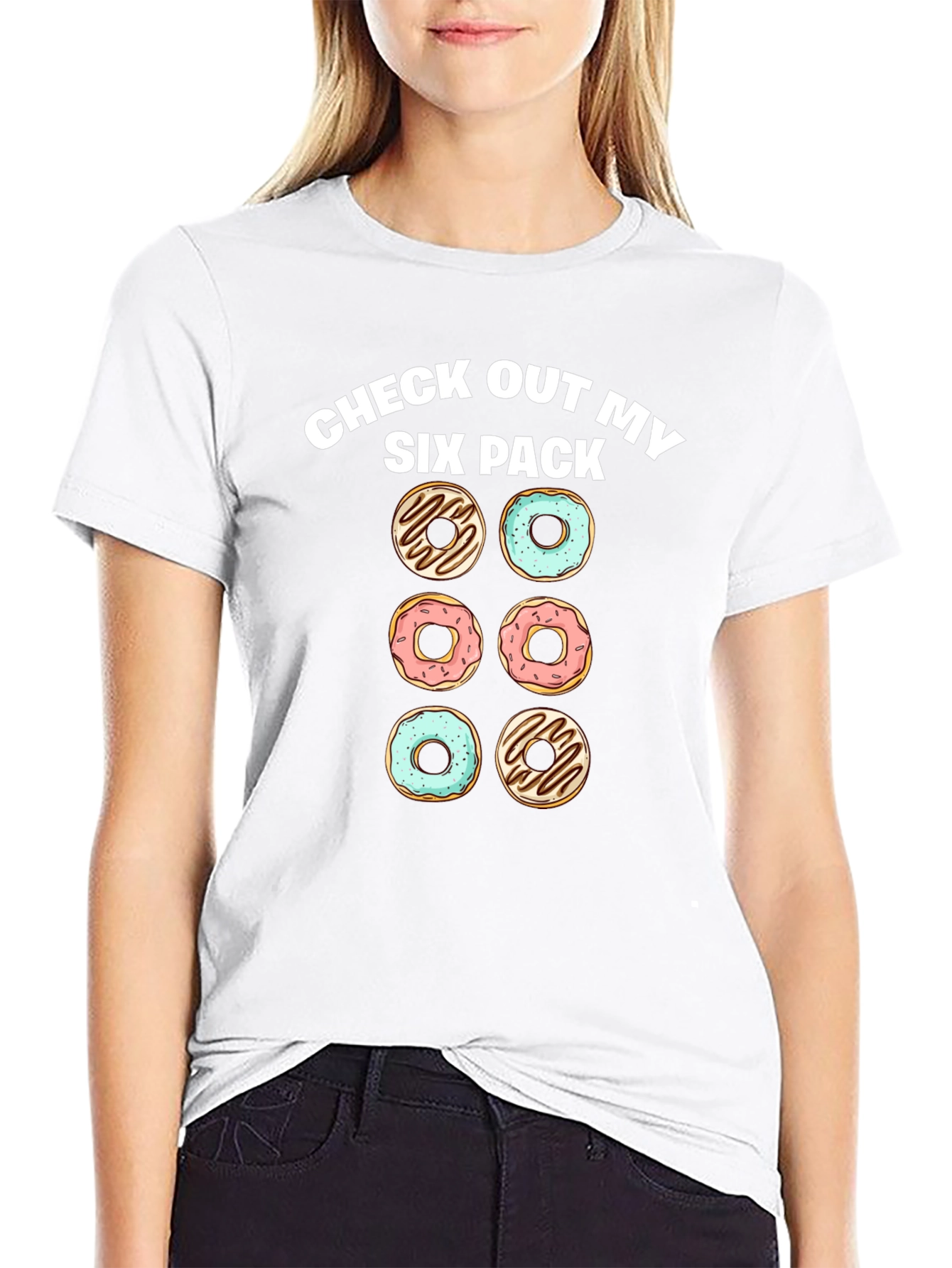 Six Pack Donuts Mens Graphic Tee