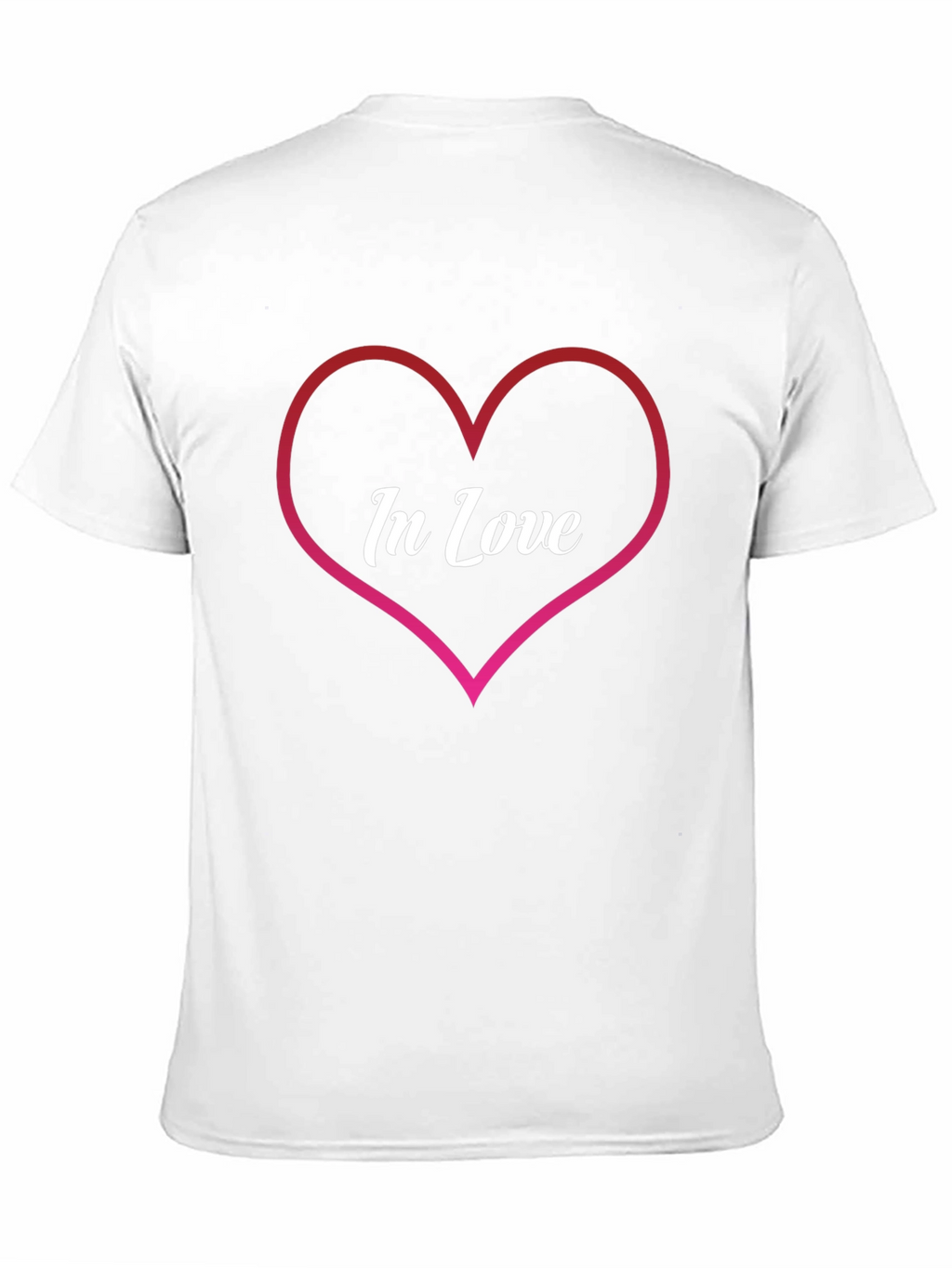 In Love Heart Graphic Tee - Trendy Casual Wear