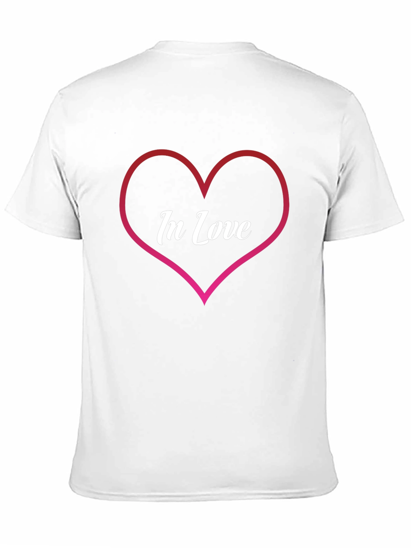 In Love Heart Graphic Tee - Trendy Casual Wear