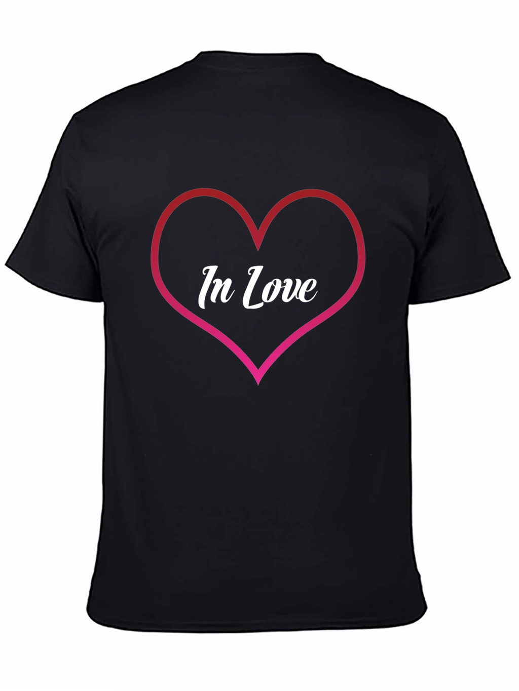 In Love Heart Graphic Tee - Trendy Casual Wear