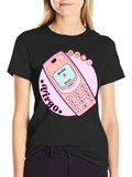 Retro Cell Phone Virgo Zodiac T-Shirt