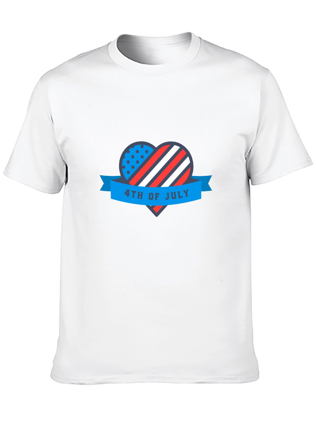 Patriotic 4th of July Heart T-Shirt