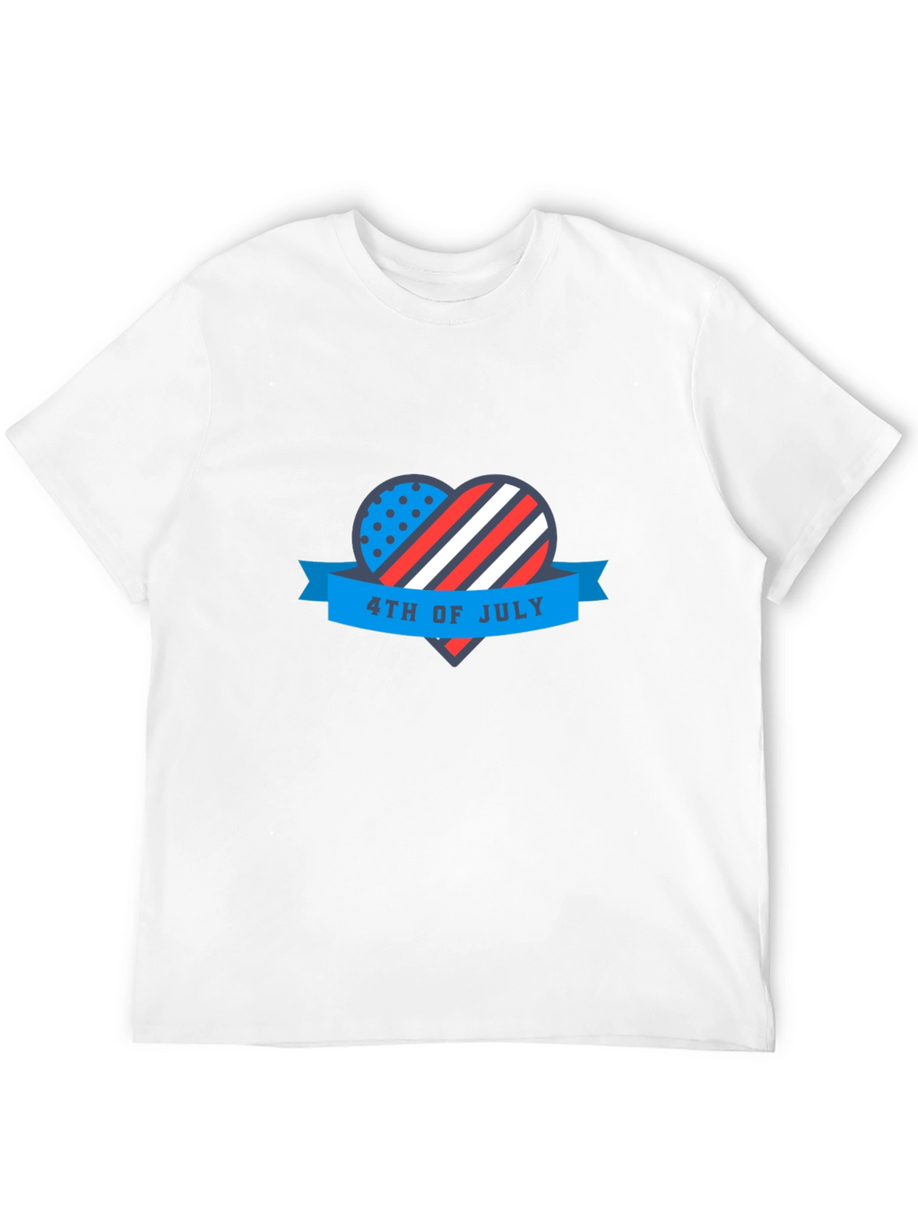 Patriotic 4th of July Heart T-Shirt