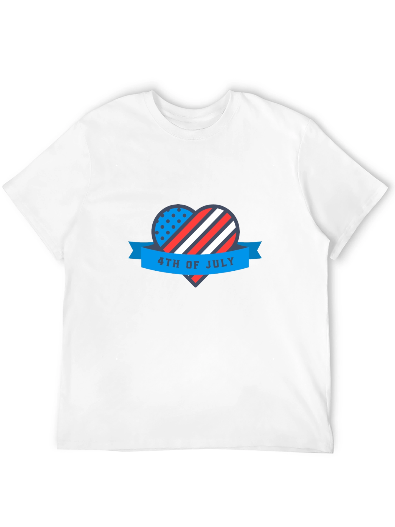 Patriotic 4th of July Heart T-Shirt
