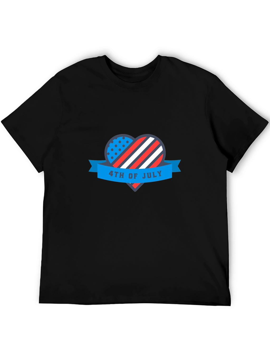 Patriotic 4th of July Heart T-Shirt