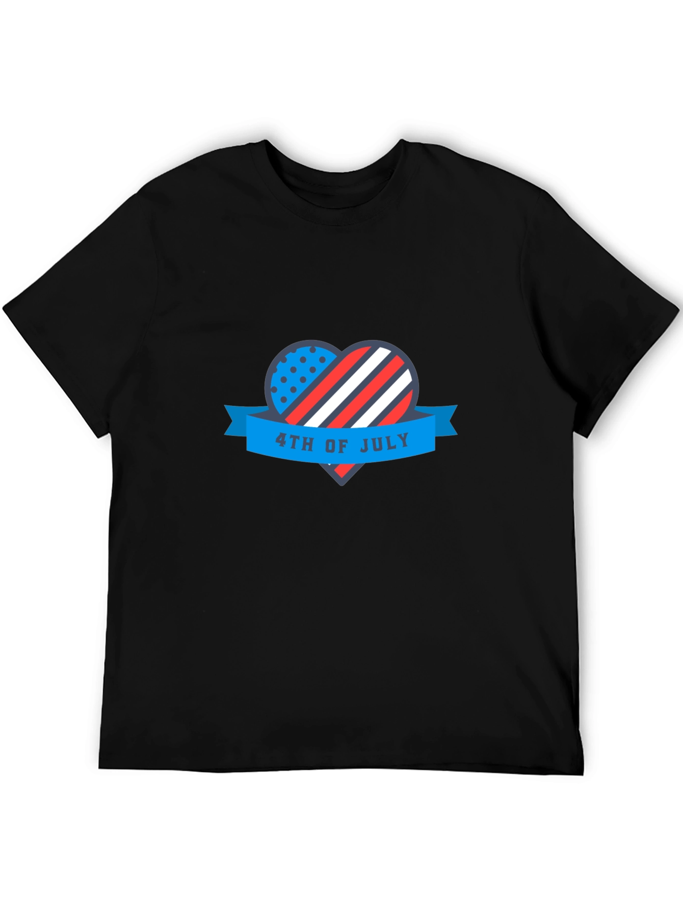 Patriotic 4th of July Heart T-Shirt