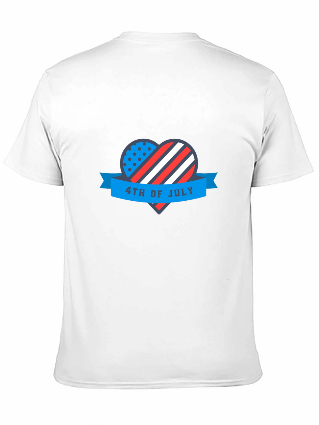 Patriotic 4th of July Heart T-Shirt