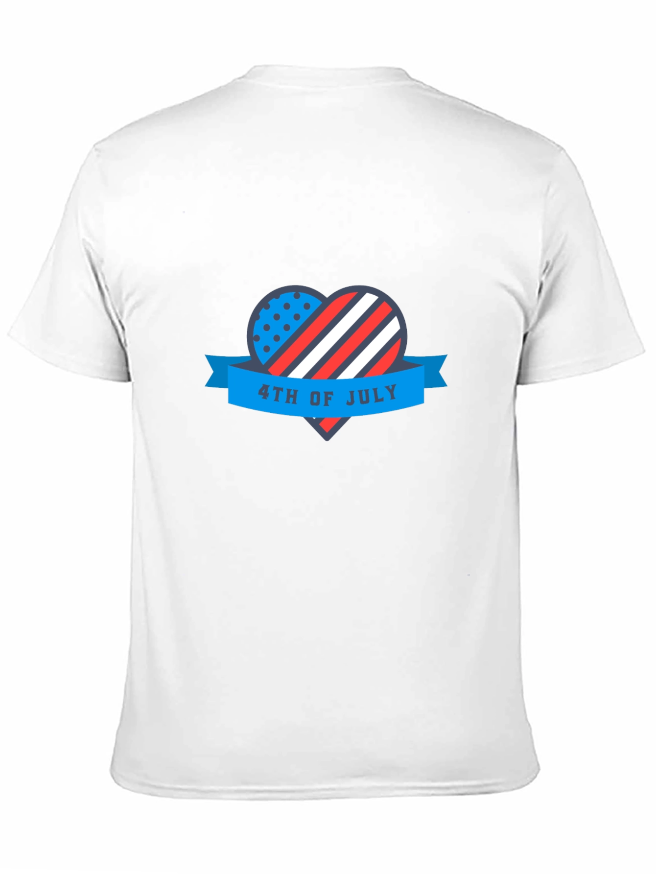 Patriotic 4th of July Heart T-Shirt