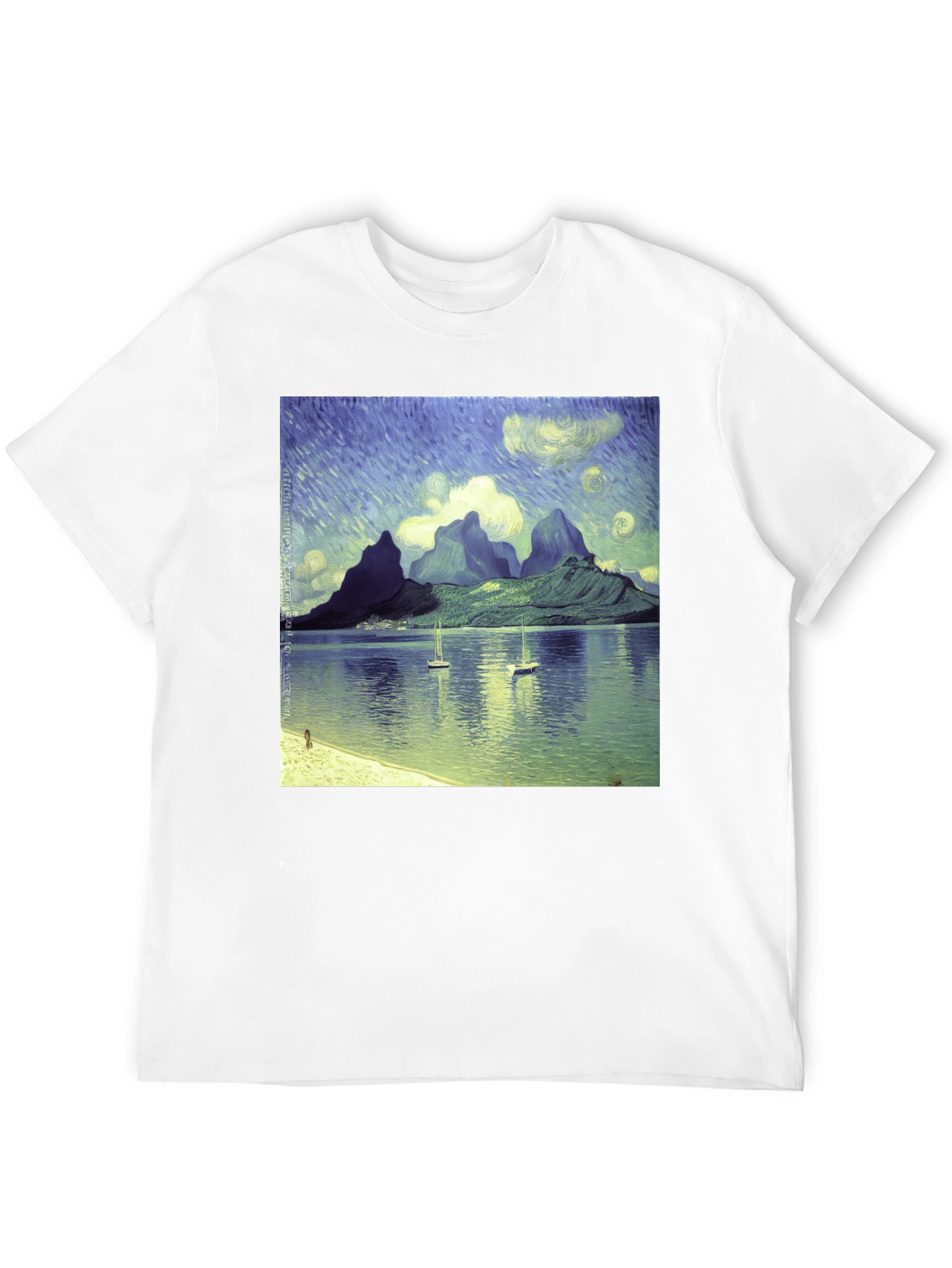 Van Gogh Style Bora Bora T-Shirt