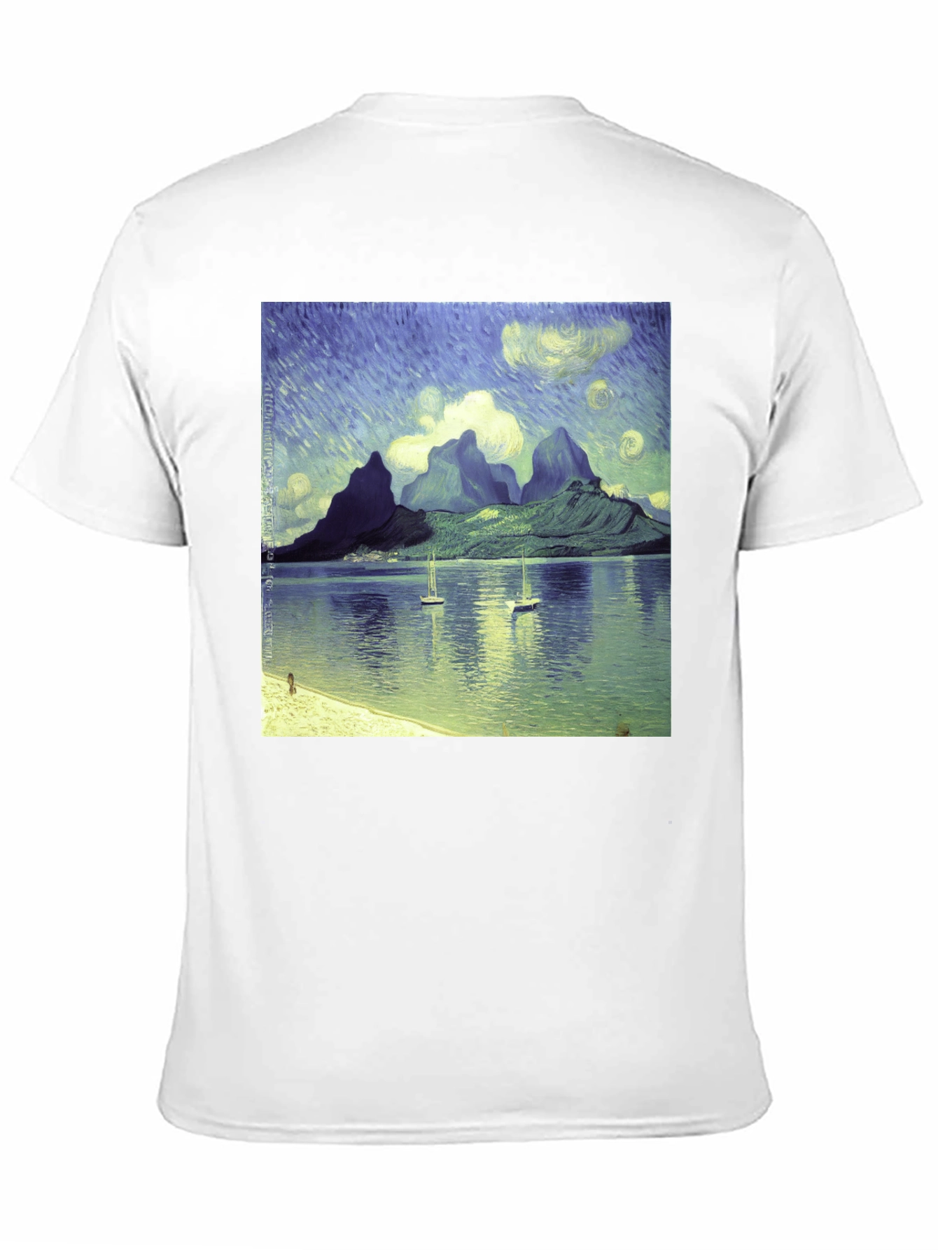Van Gogh Style Bora Bora T-Shirt