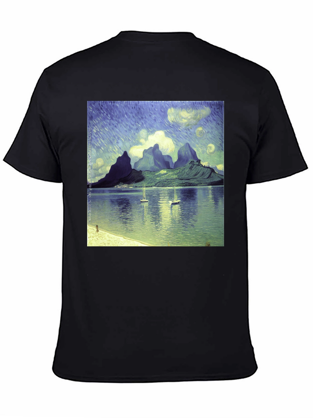 Van Gogh Style Bora Bora T-Shirt