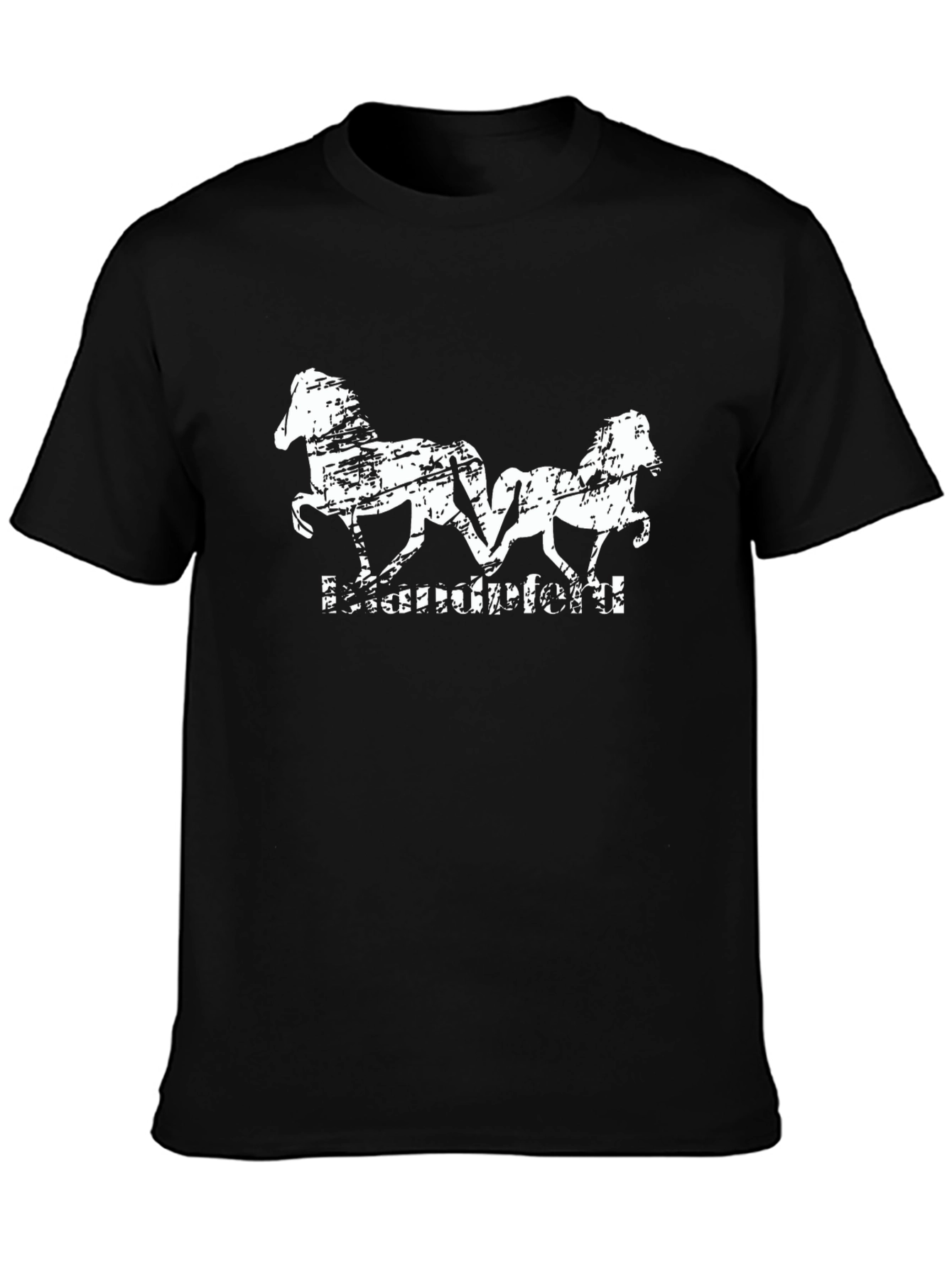 Black Horse Graphic Tee - Unisex Casual Comfort