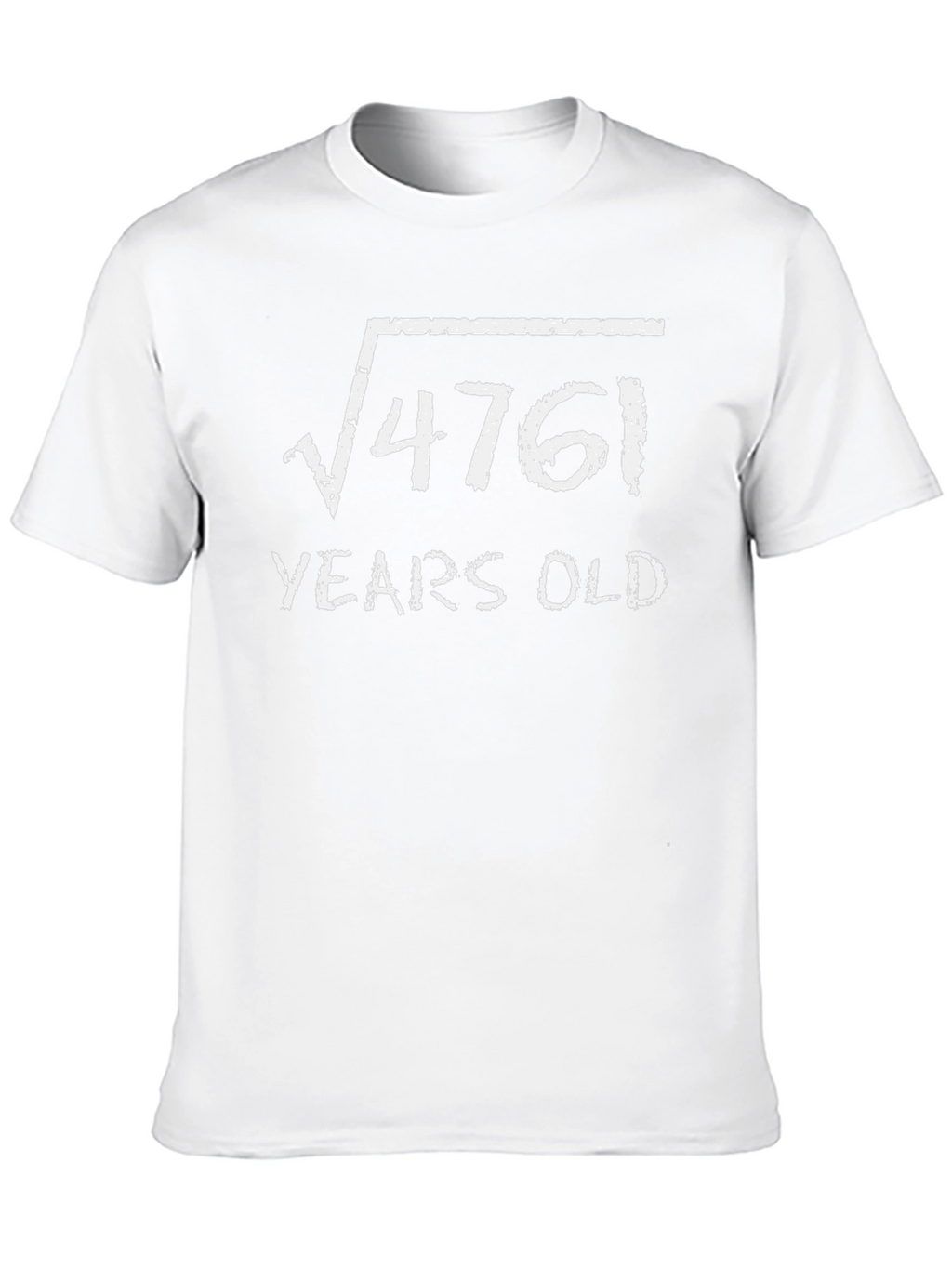 Square Root 4761 Years Old Funny Birthday T-Shirt