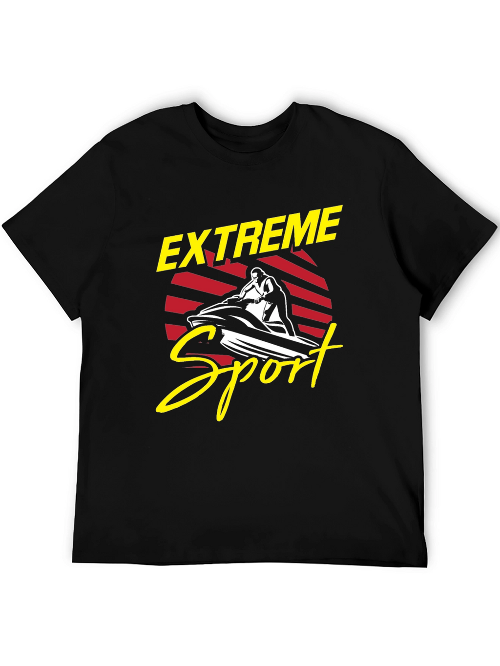 Extreme Sports Jet Ski Graphic T-Shirt