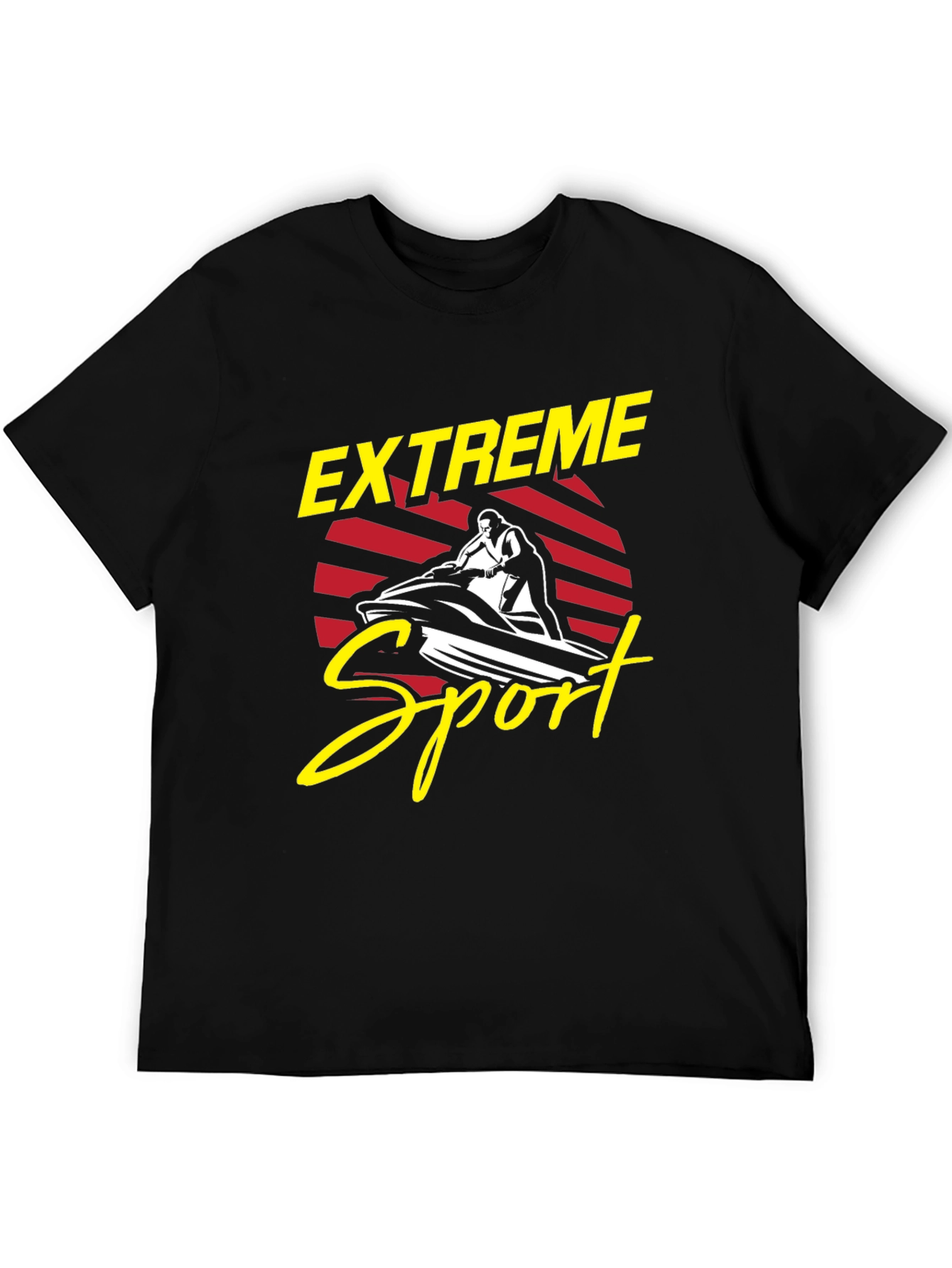 Extreme Sports Jet Ski Graphic T-Shirt