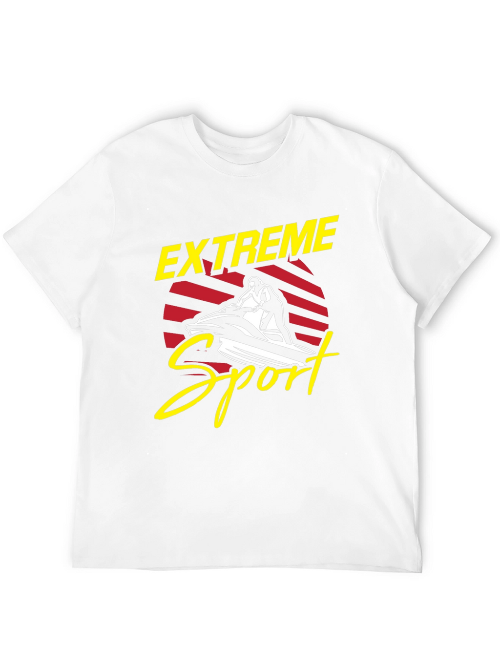 Extreme Sports Jet Ski Graphic T-Shirt
