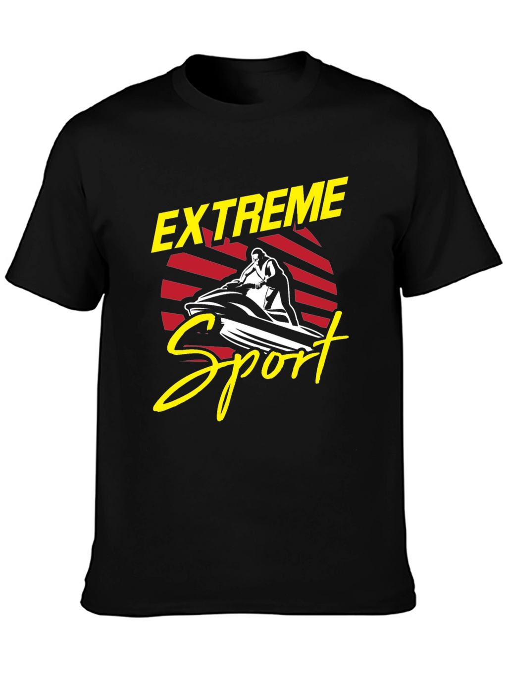 Extreme Sports Jet Ski Graphic T-Shirt