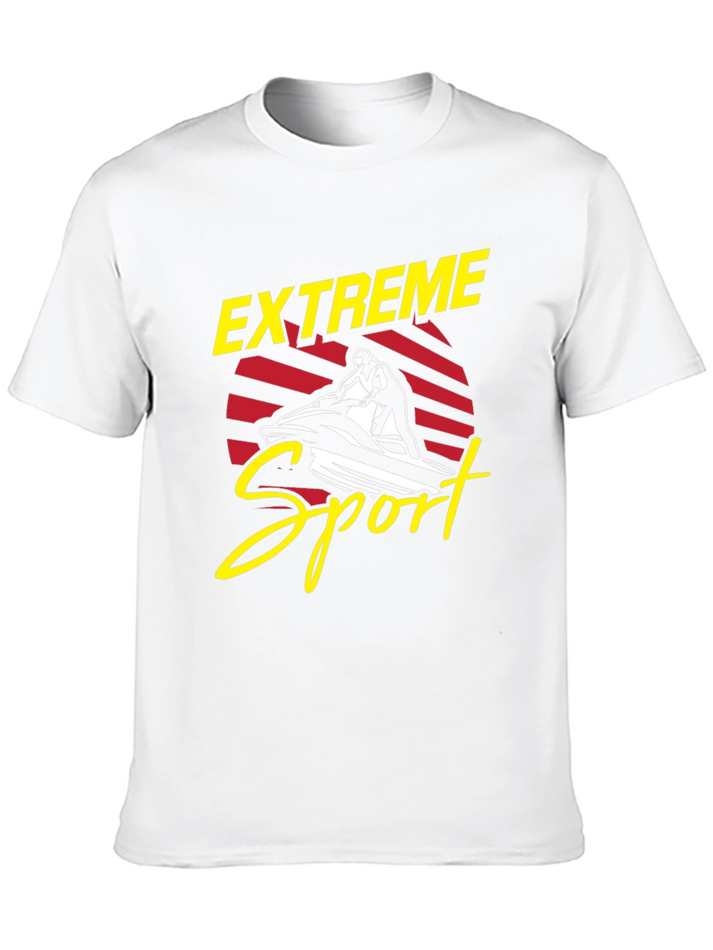 Extreme Sports Jet Ski Graphic T-Shirt