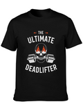 Ultimate Deadlifter Skull Graphic Tee - Powerlifting Shirt