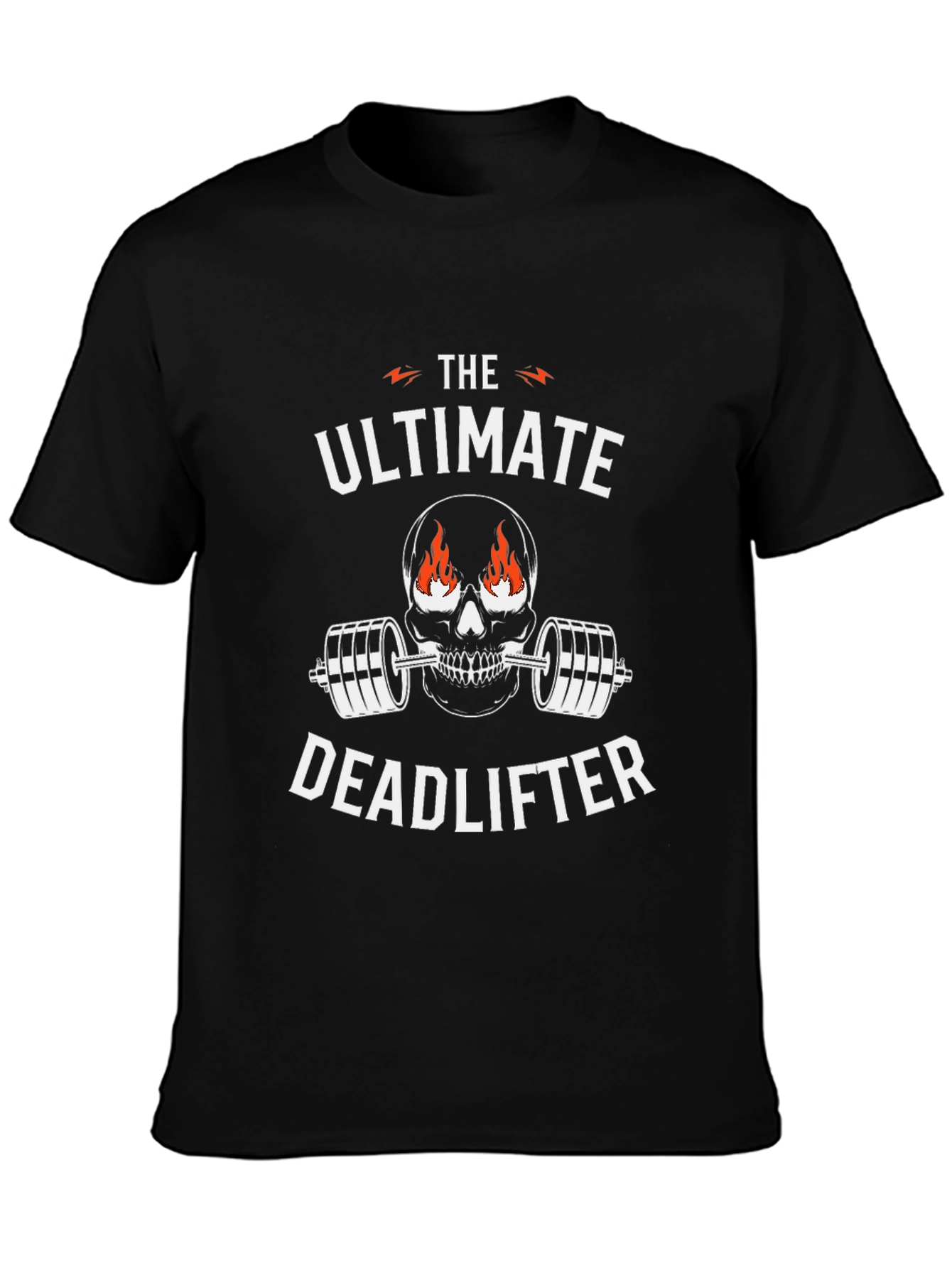 Ultimate Deadlifter Skull Graphic Tee - Powerlifting Shirt