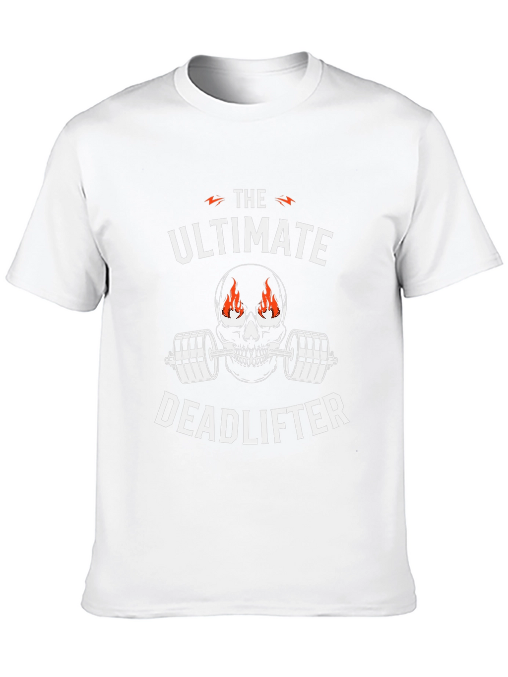 Ultimate Deadlifter Skull Graphic Tee - Powerlifting Shirt