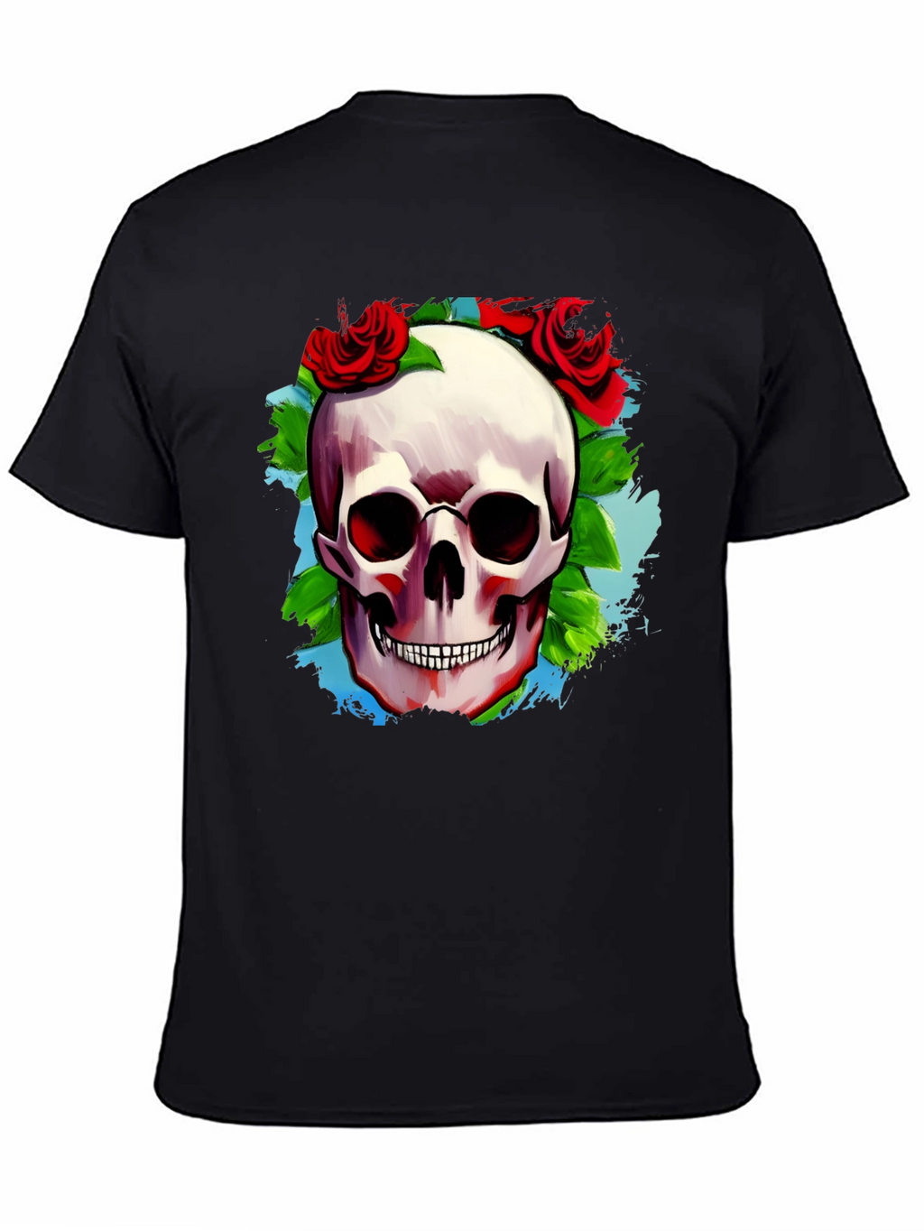 Skull & Roses Graphic T-Shirt