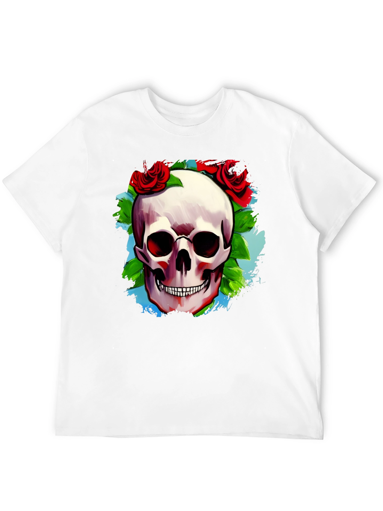 Skull & Roses Graphic T-Shirt