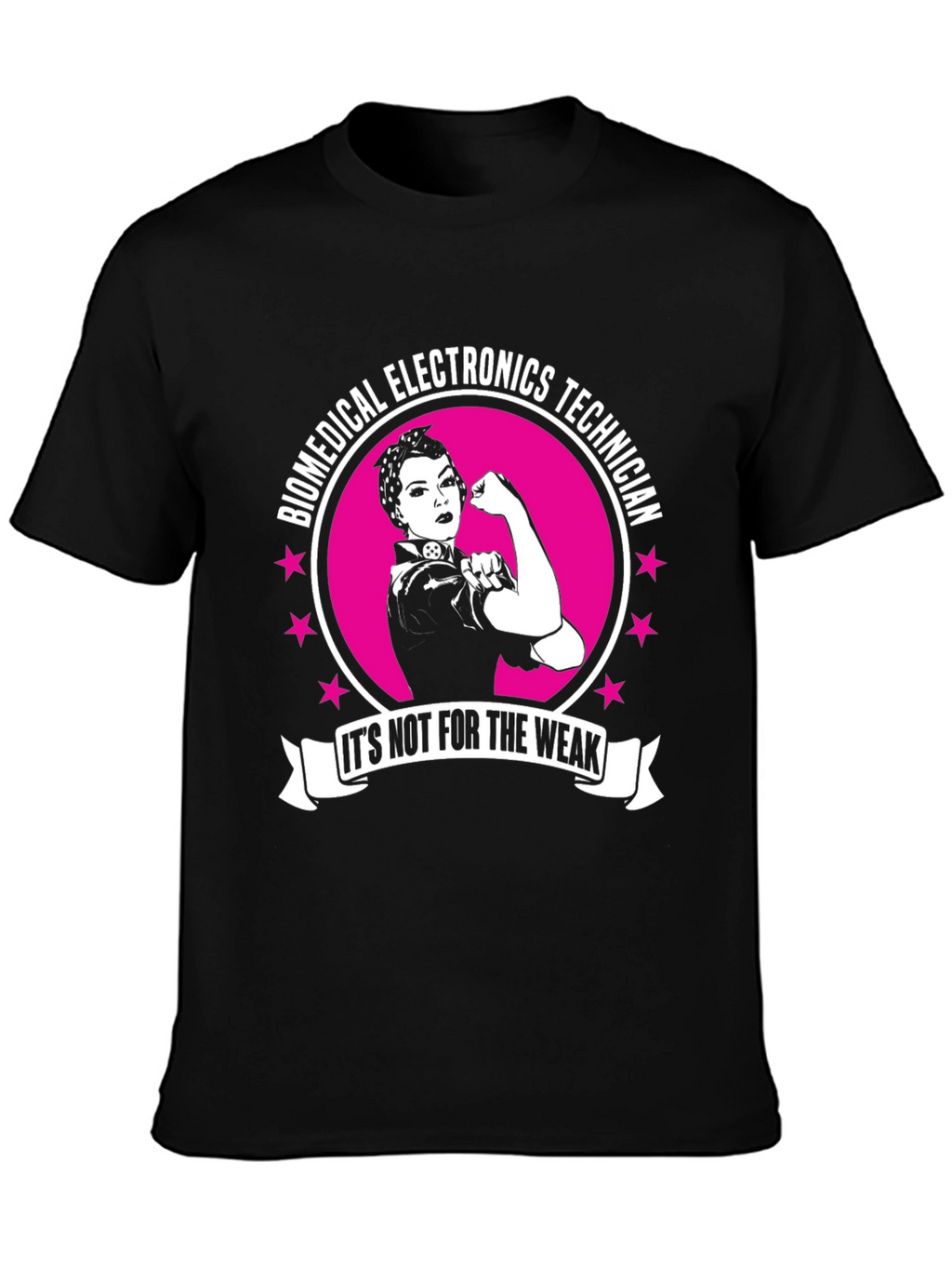 Biomedical Electronics Technician T-Shirt - Strong Woman Design