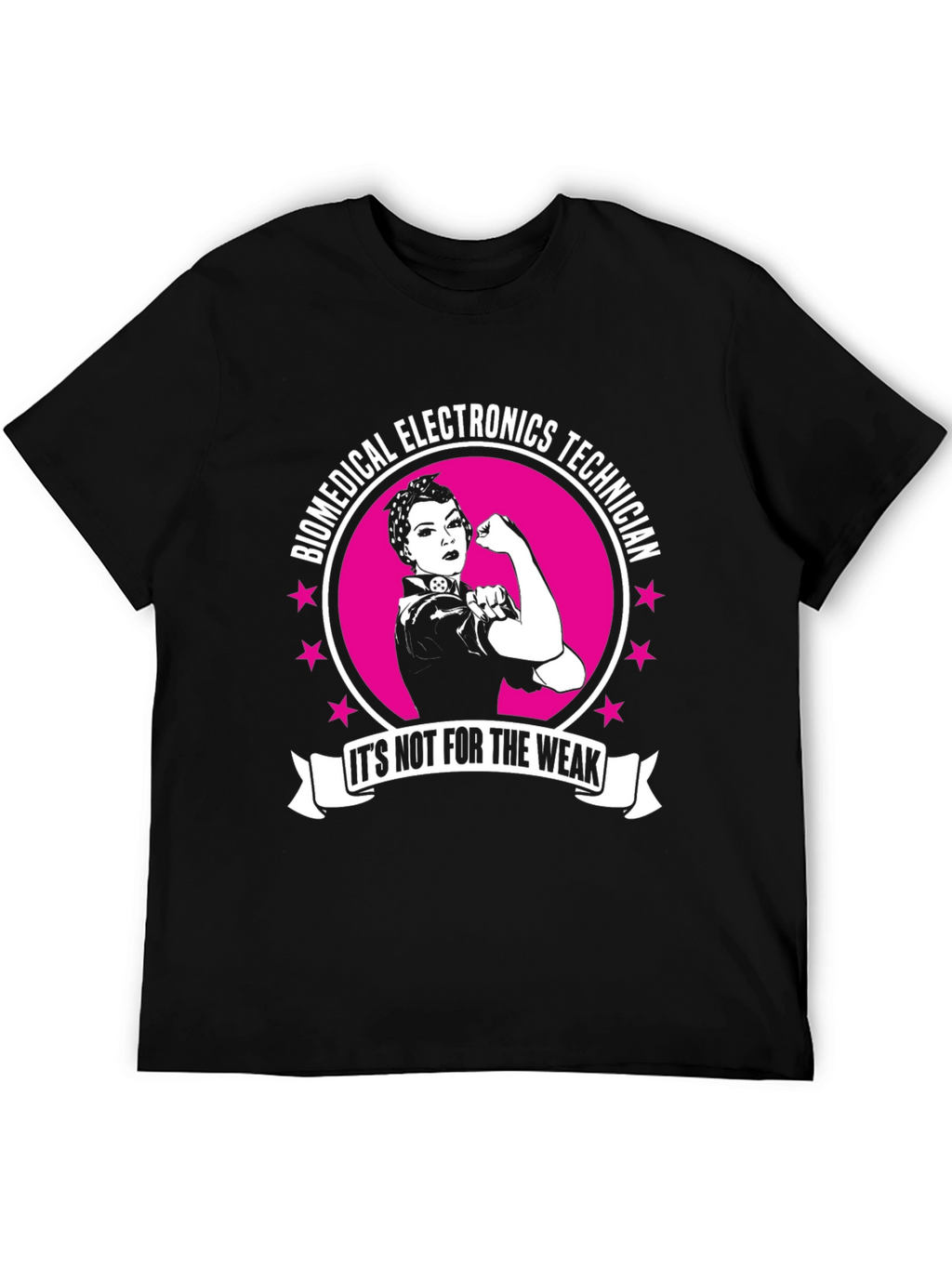 Biomedical Electronics Technician T-Shirt - Strong Woman Design