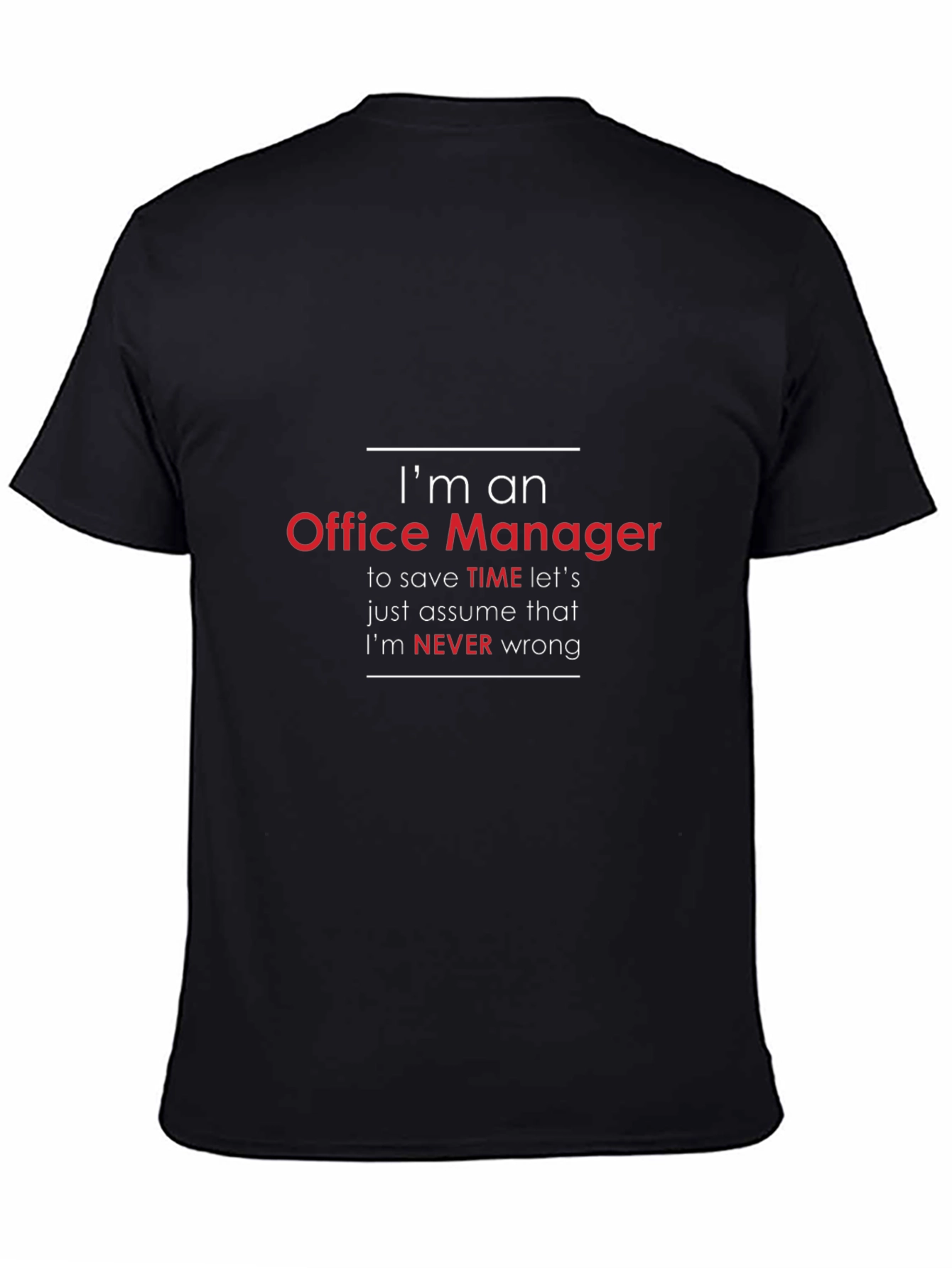 Im An Office Manager Mens Funny T-Shirt