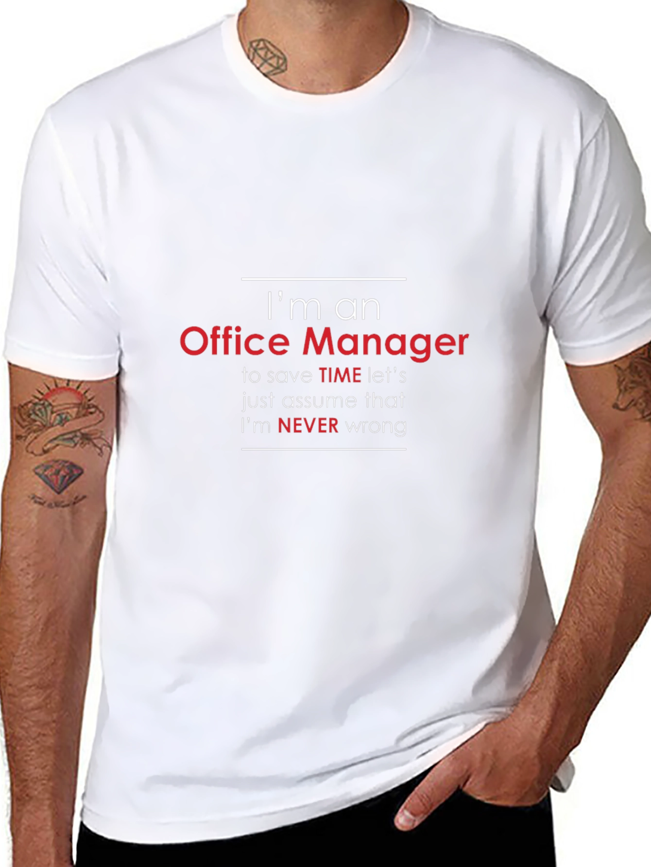 Im An Office Manager Mens Funny T-Shirt