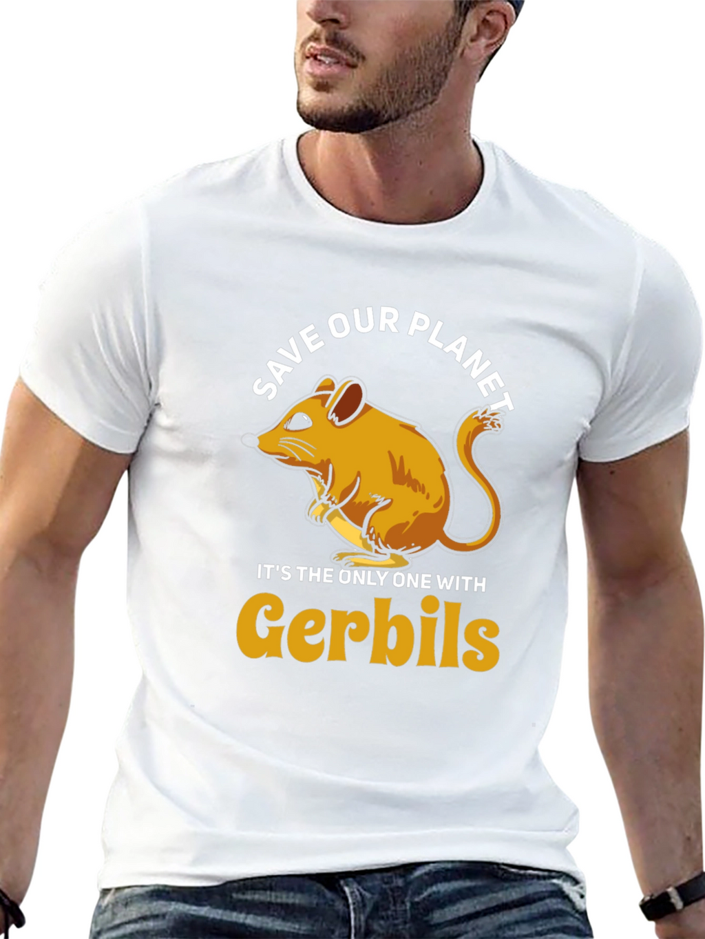 Save Our Planet Gerbil T-Shirt