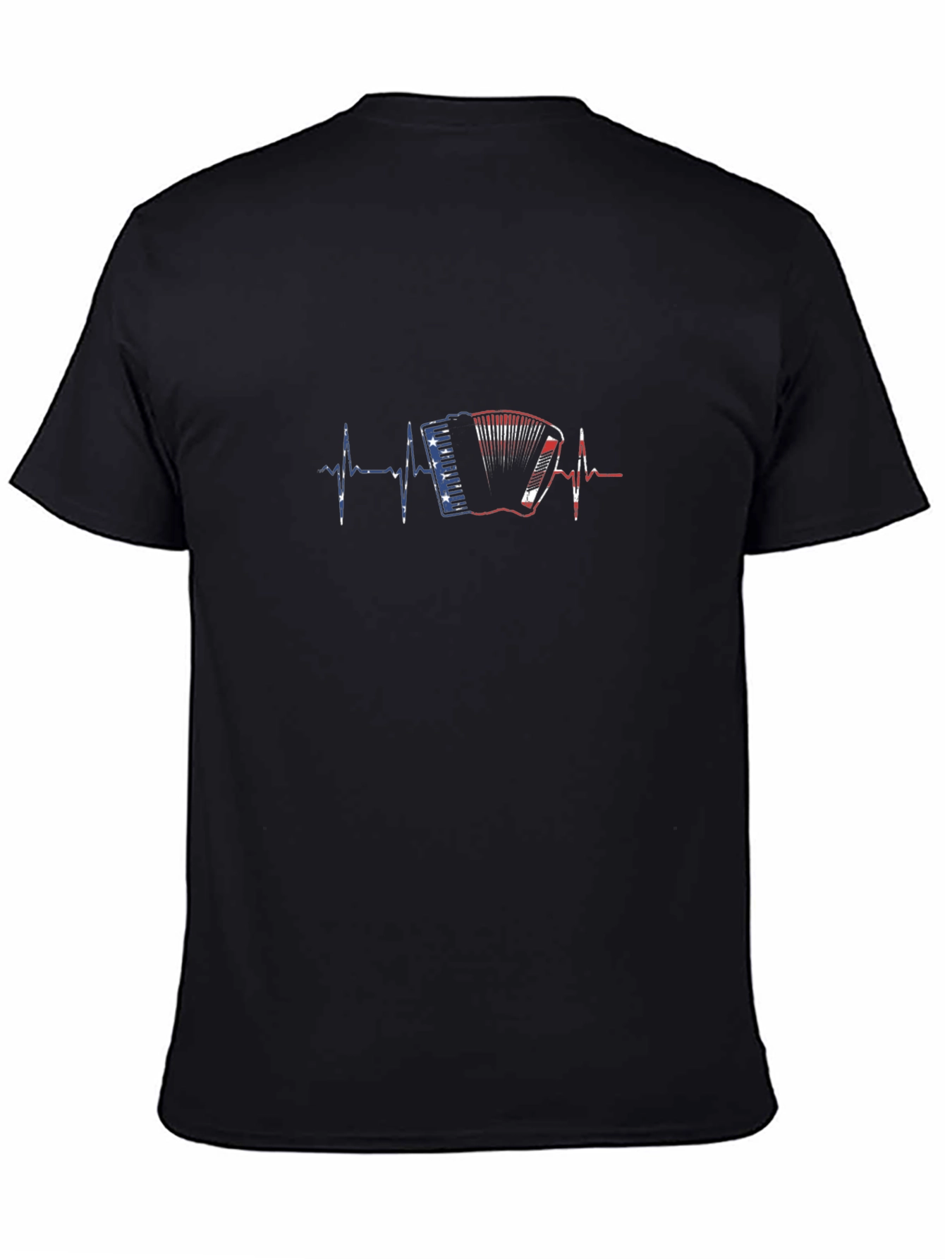 Accordion Heartbeat T-Shirt - Music Lover Tee