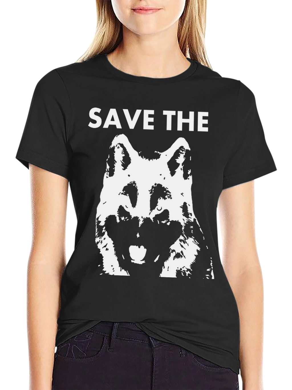 Save the Wolves Graphic T-Shirt