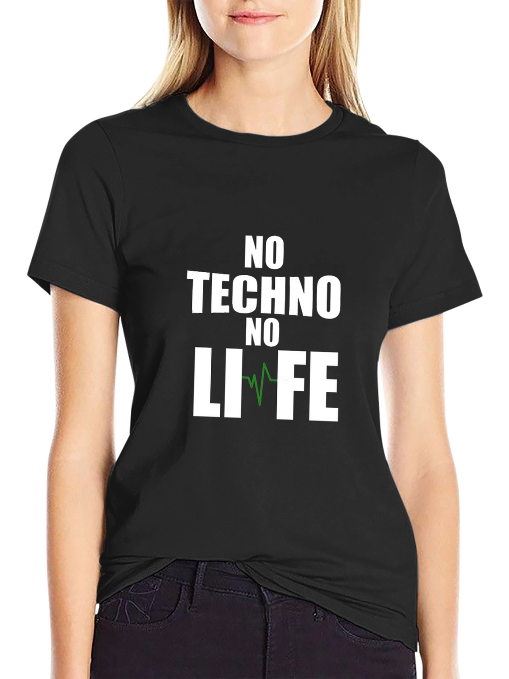 No Techno No Life Graphic T-Shirt