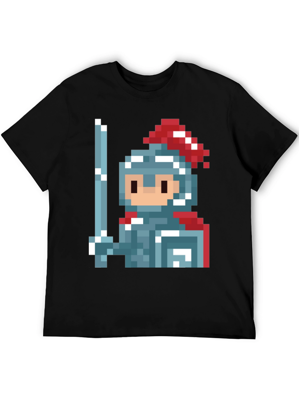 Pixel Knight T-Shirt - Retro Gaming Style