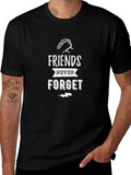 Friends Never Forget Graphic T-Shirt - Black