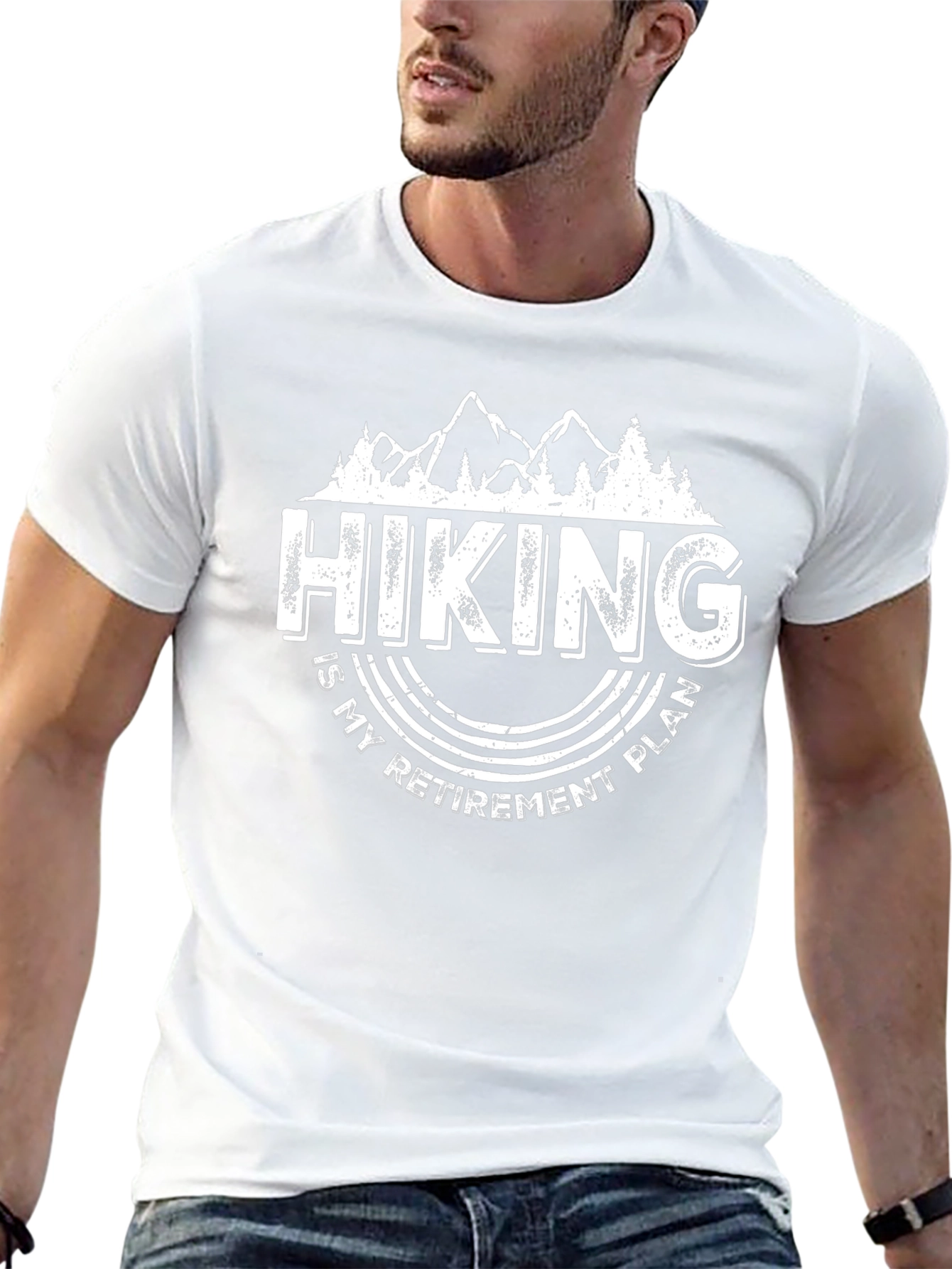 Hiking is My Retirement Plan Graphic T-Shirt