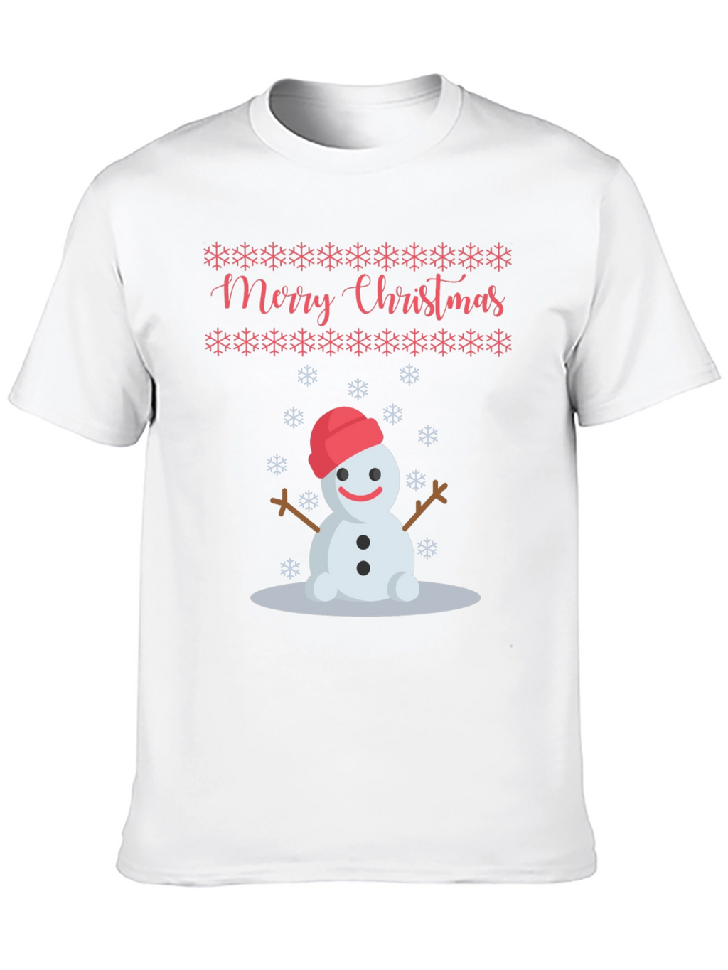 Festive Snowman Christmas T-Shirt