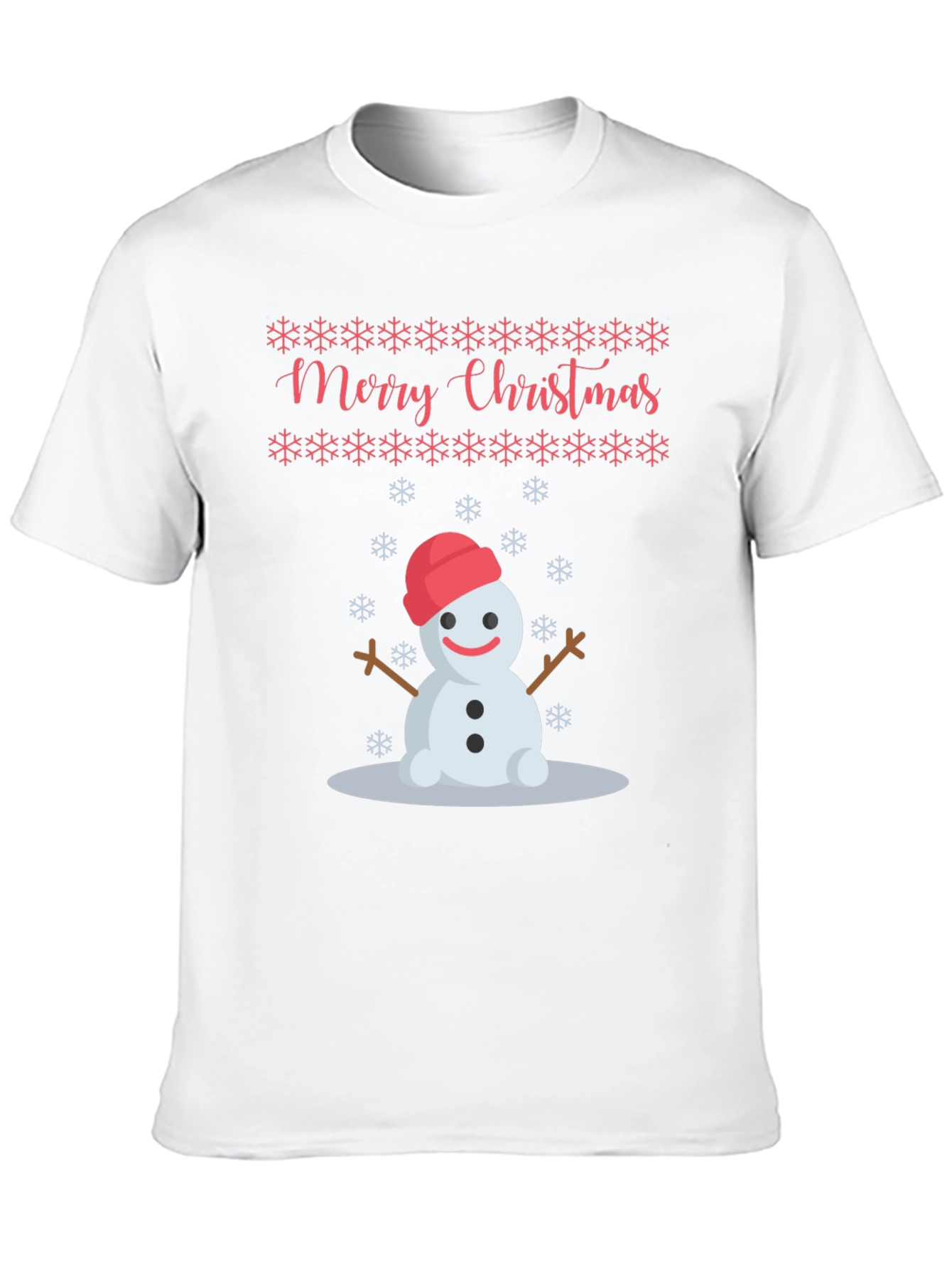 Festive Snowman Christmas T-Shirt