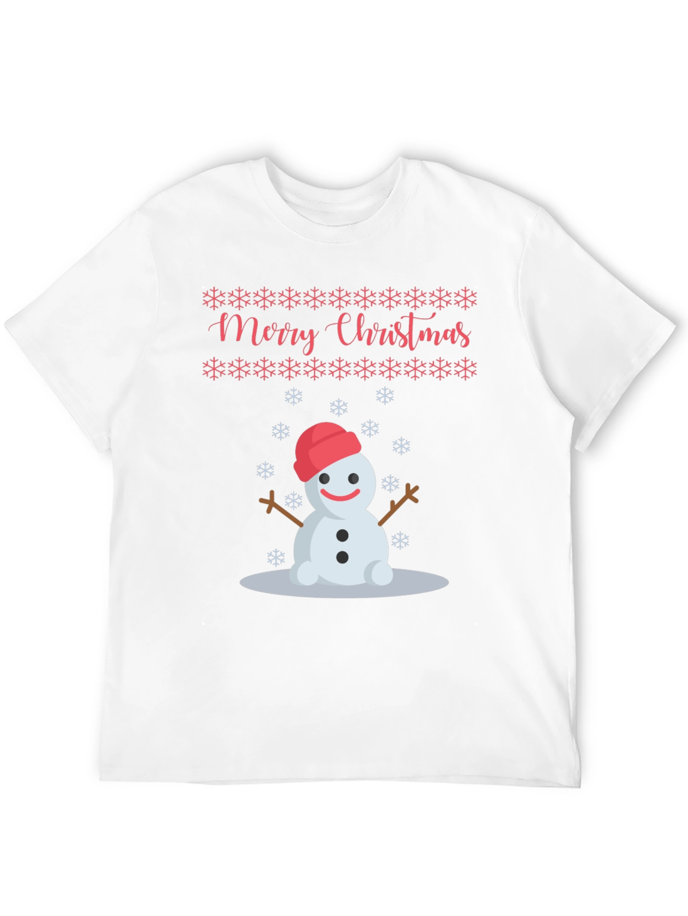 Festive Snowman Christmas T-Shirt
