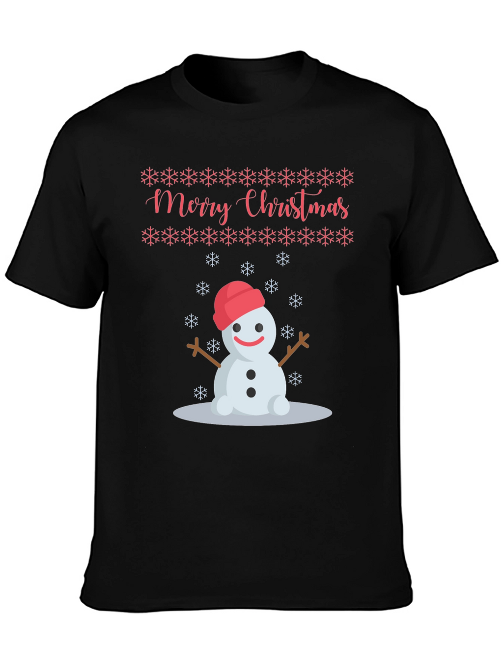 Festive Snowman Christmas T-Shirt