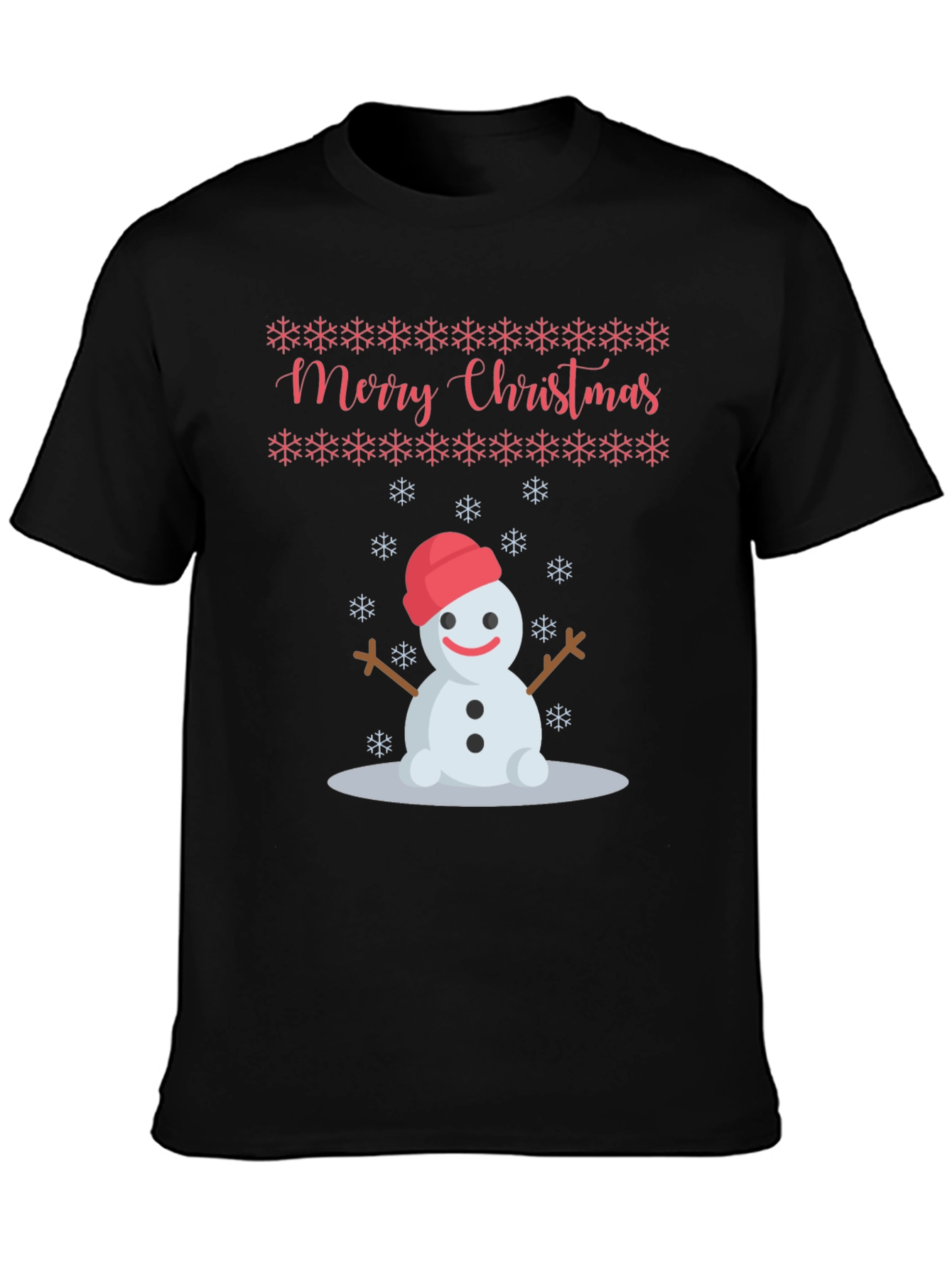 Festive Snowman Christmas T-Shirt